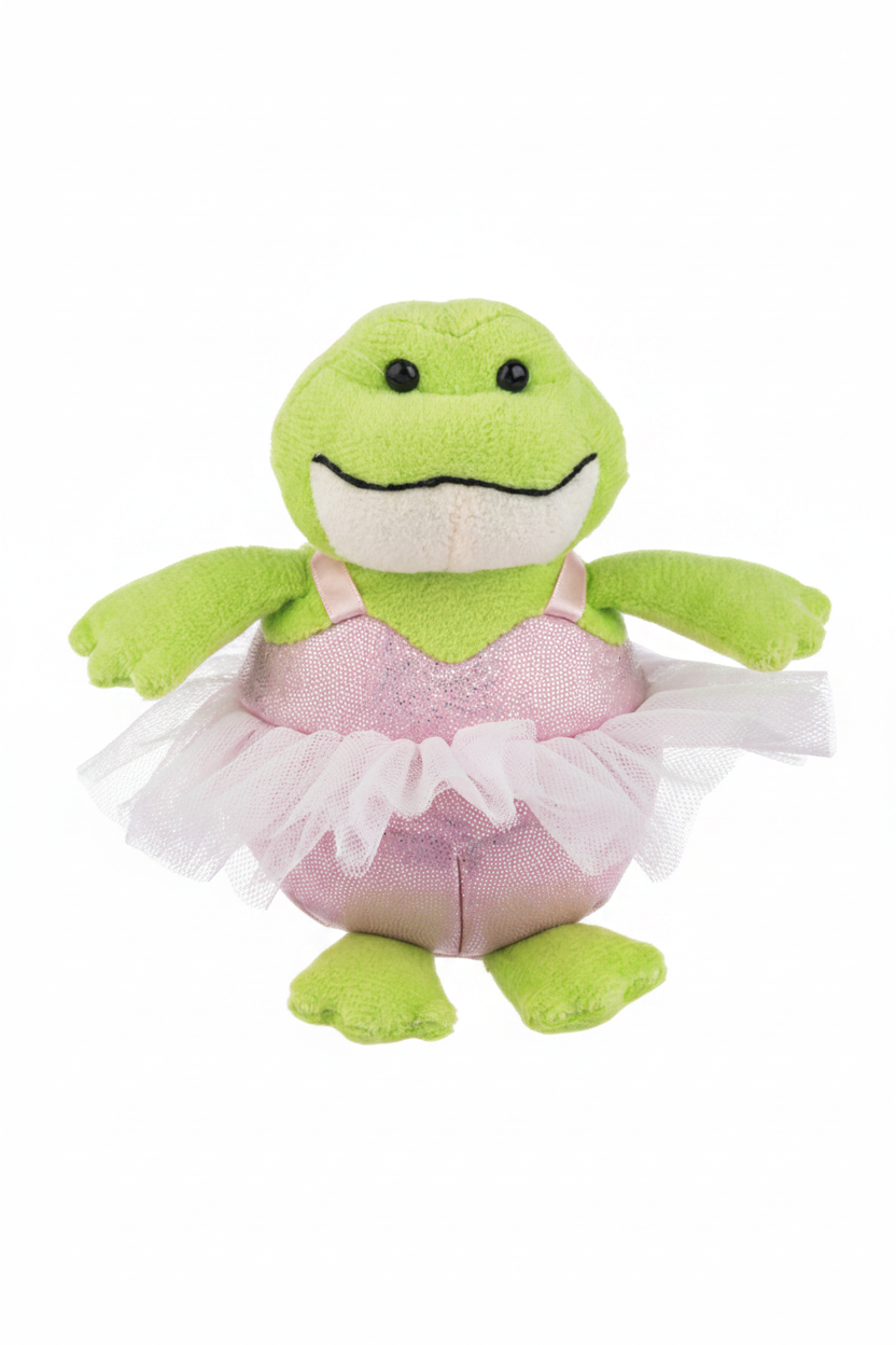 5" On Pointe Li'l Ballerinas Frog front view