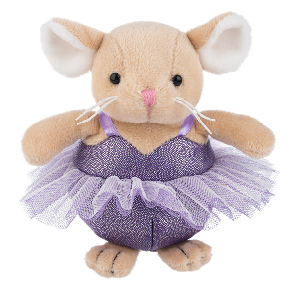 5" On Pointe Li'l Ballerinas Mouse front view