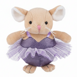 5" On Pointe Li'l Ballerinas Mouse front view