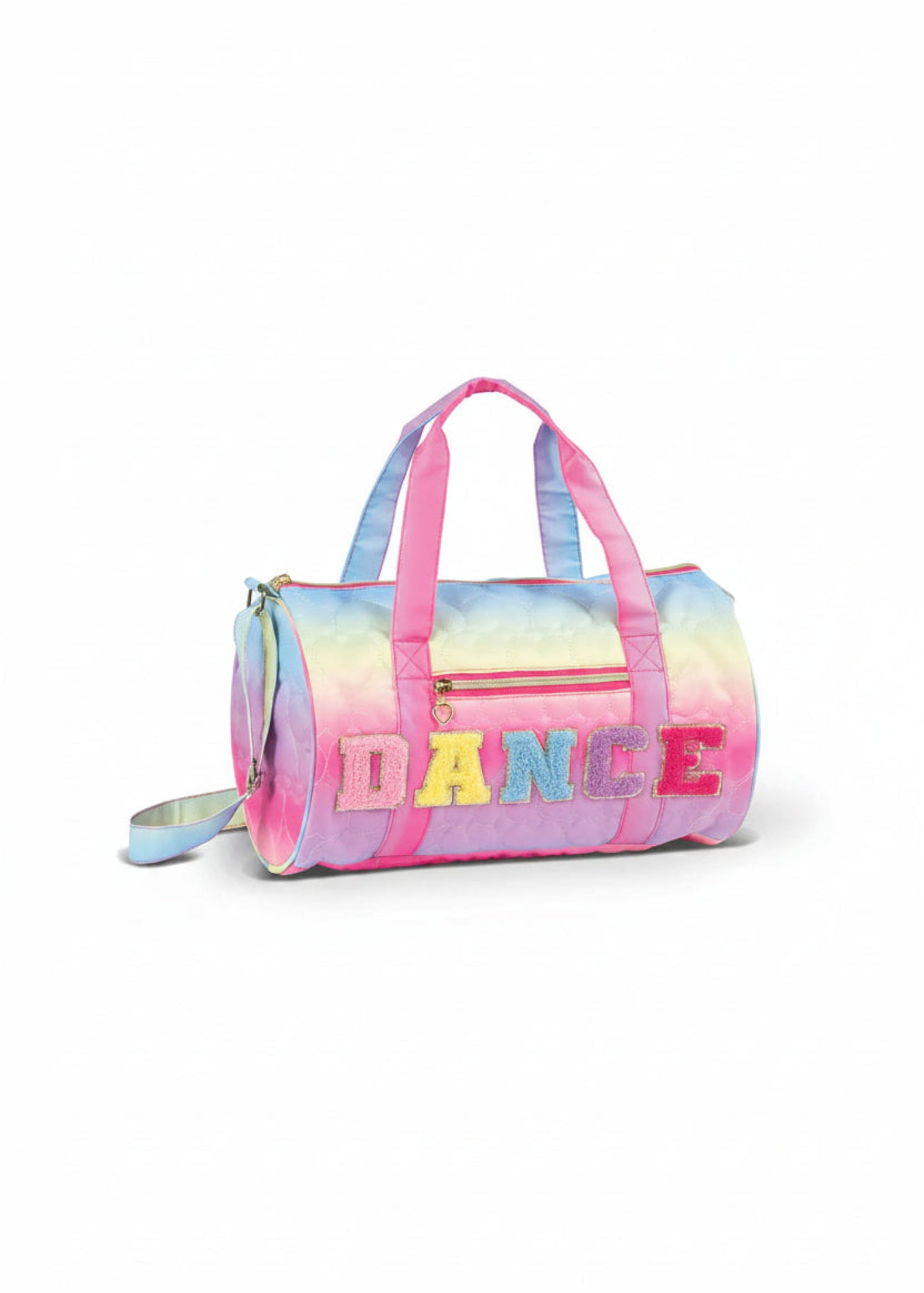 Rainbow Hearts Duffel Multicolor front view