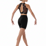 Malia High Waist Short Black back view