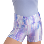 Pearl Short Very Peri Tie Dye front view