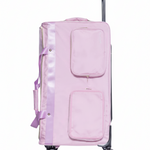 Medium Duffel with Built In Rack Pink side view