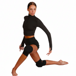 Knee Pads – SHDKNP black color variant in-use
