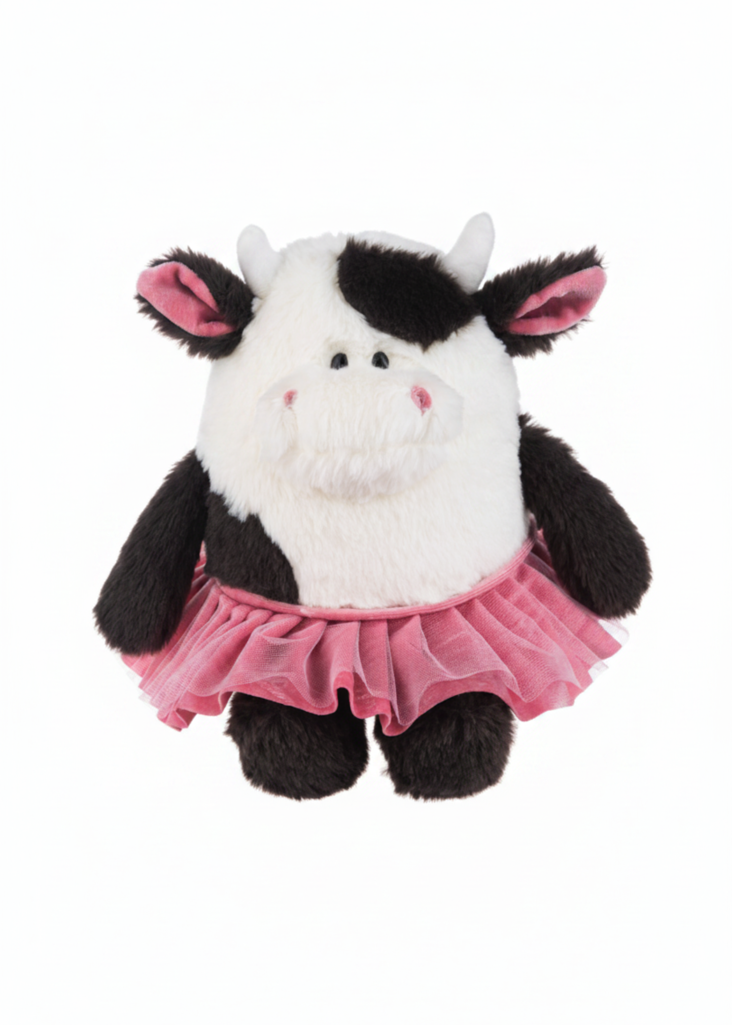 8" Clarissa Cow Pink front view
