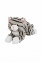 8" Nuzzles Cat Gray front view