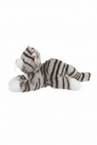 8" Nuzzles Cat Gray side view
