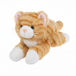 8" Nuzzles Cat Tan front view