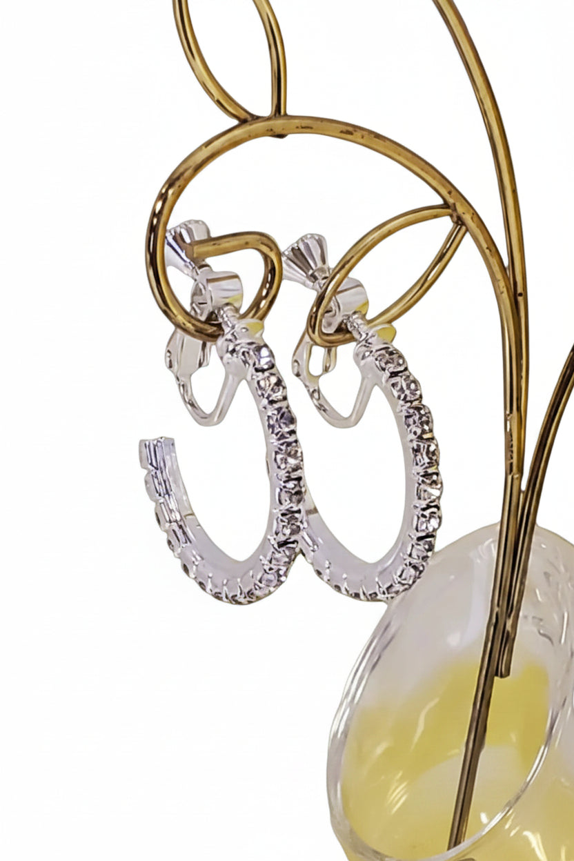20mm Clip Hoop Earrings