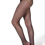 All-Over Rhinestone Tight Black