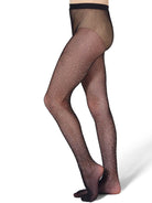 All-Over Rhinestone Tight Black