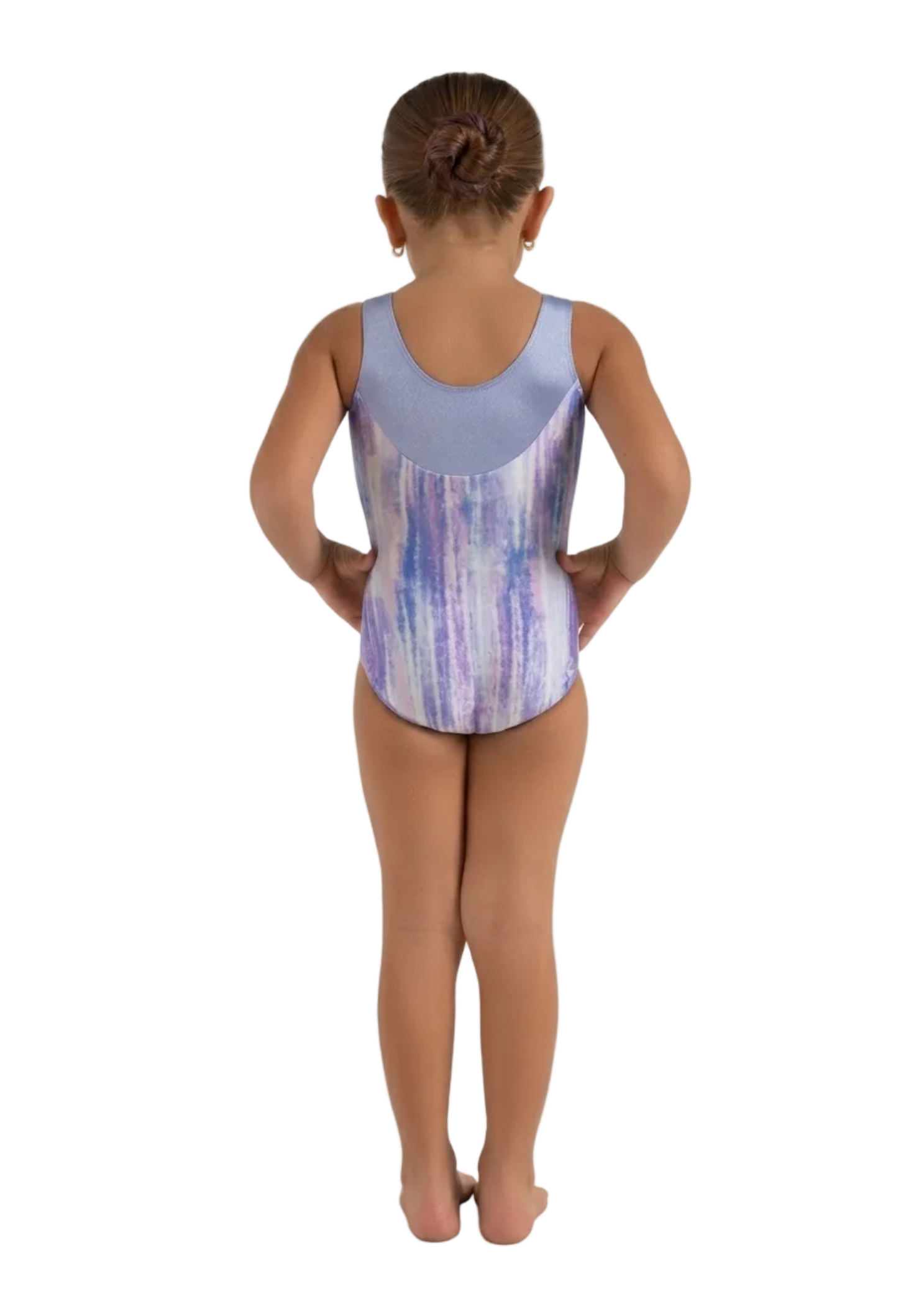 Aquatic Leotard Tie Dye Peri back view
