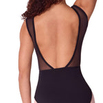 Asymmetrical Leotard Black back view