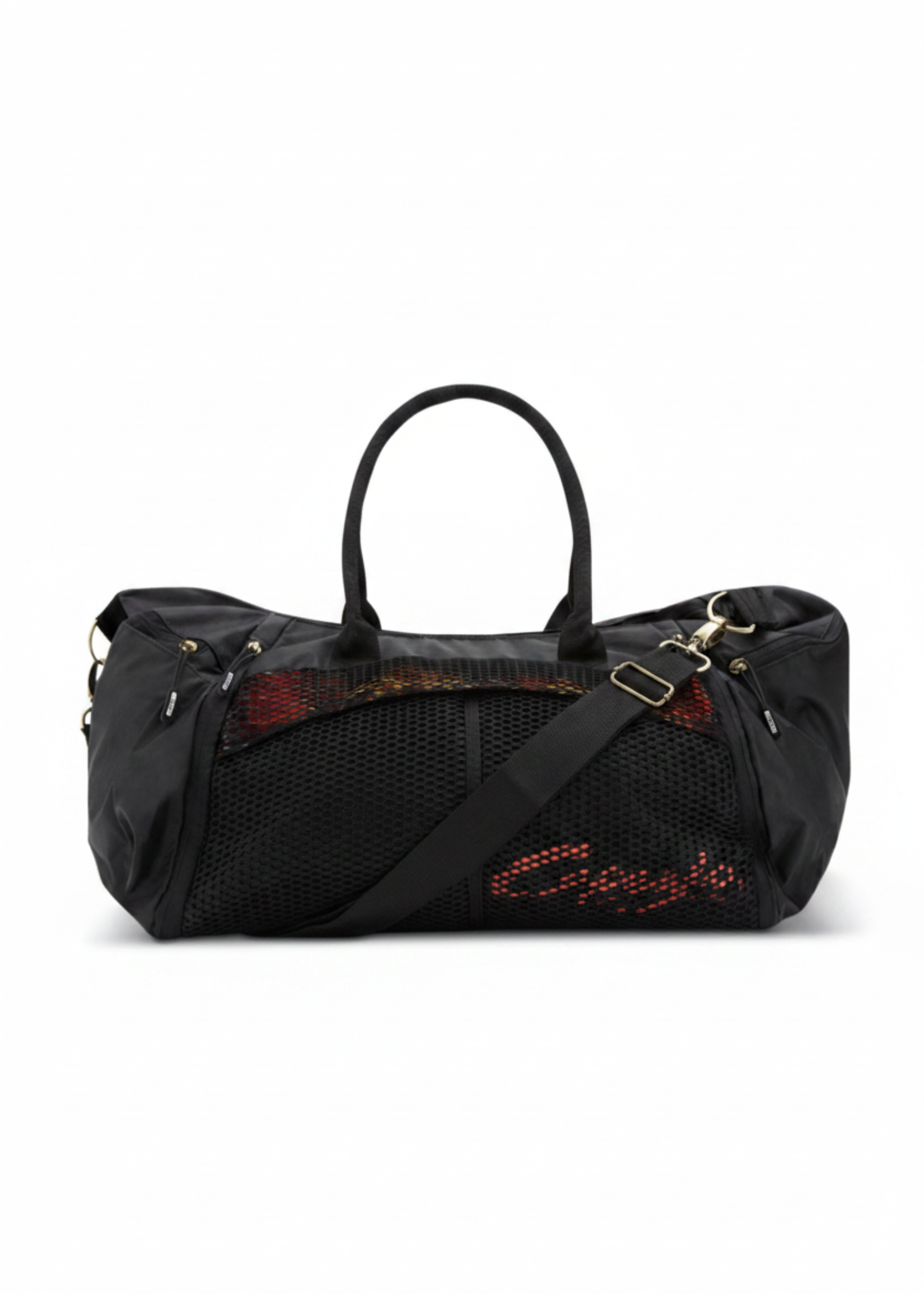 Never Quit Duffle Orange front view