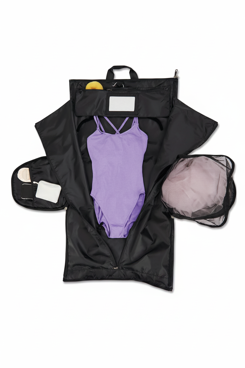 Dance Garment Duffel detail view