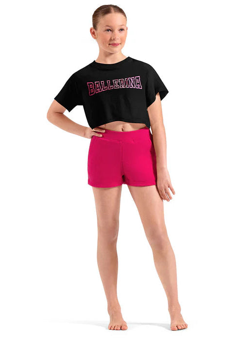 Ballerina T-shirt Black front view