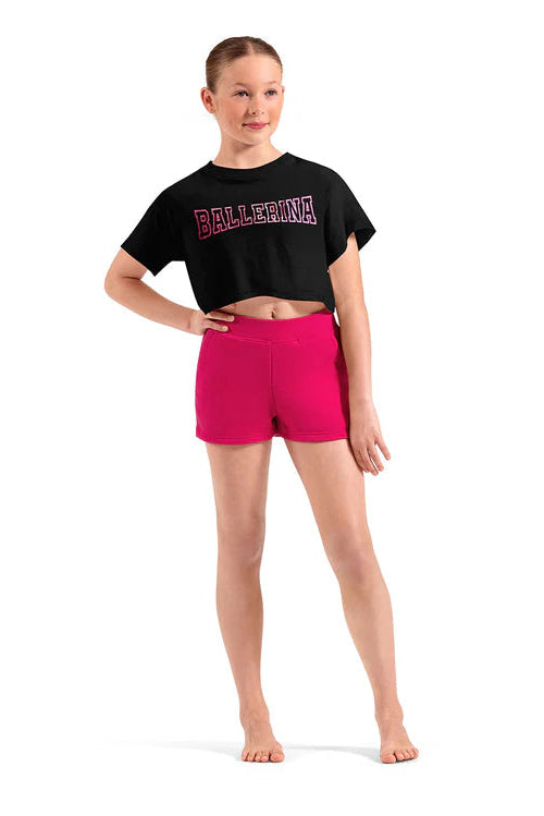 Ballerina T-shirt Black front view
