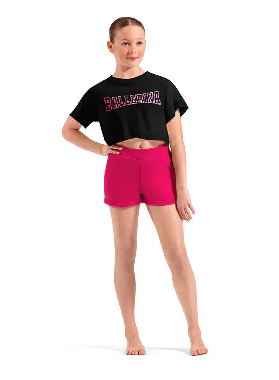 Ballerina T-shirt Black front view