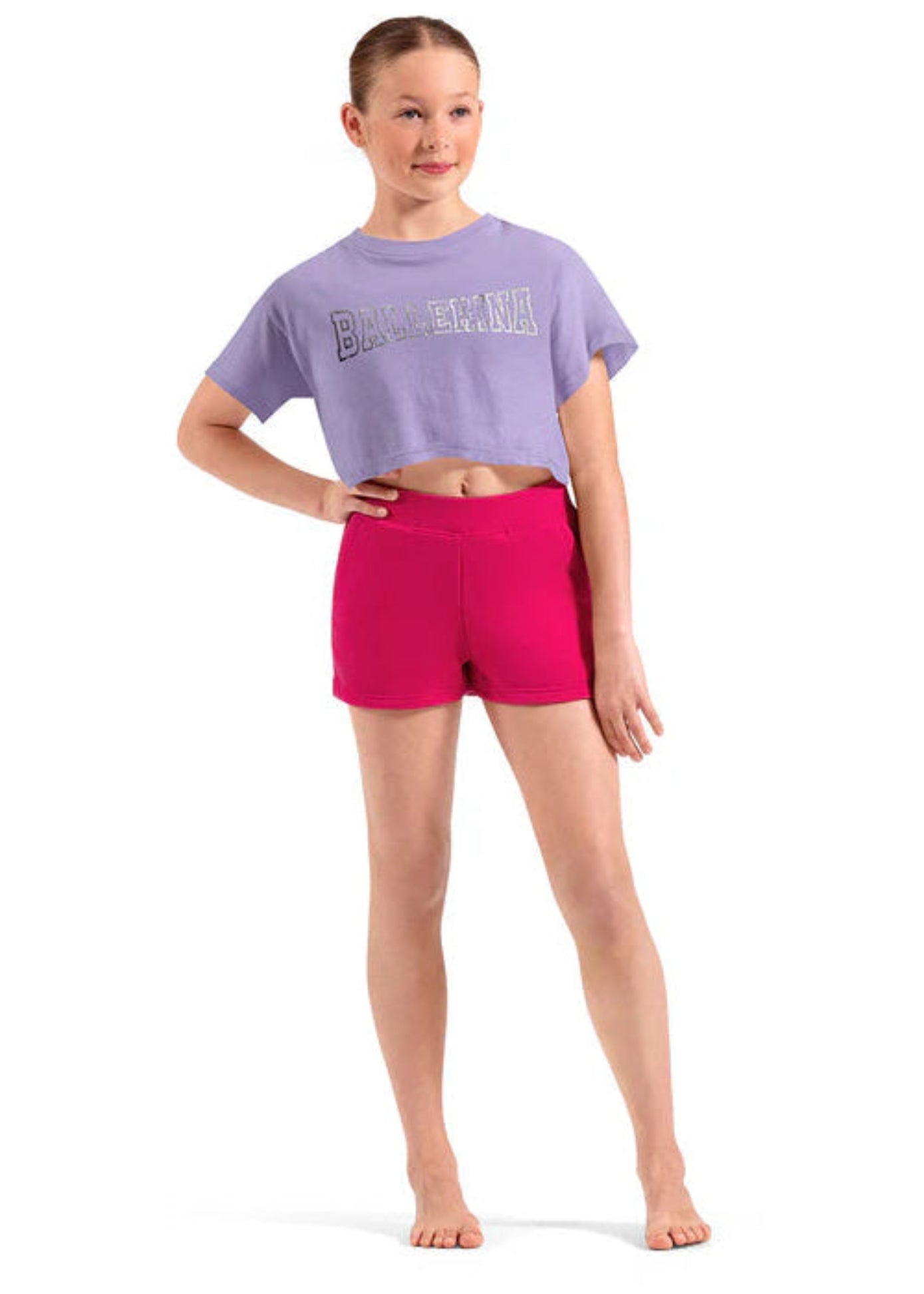 Ballerina T-shirt Lilac front view