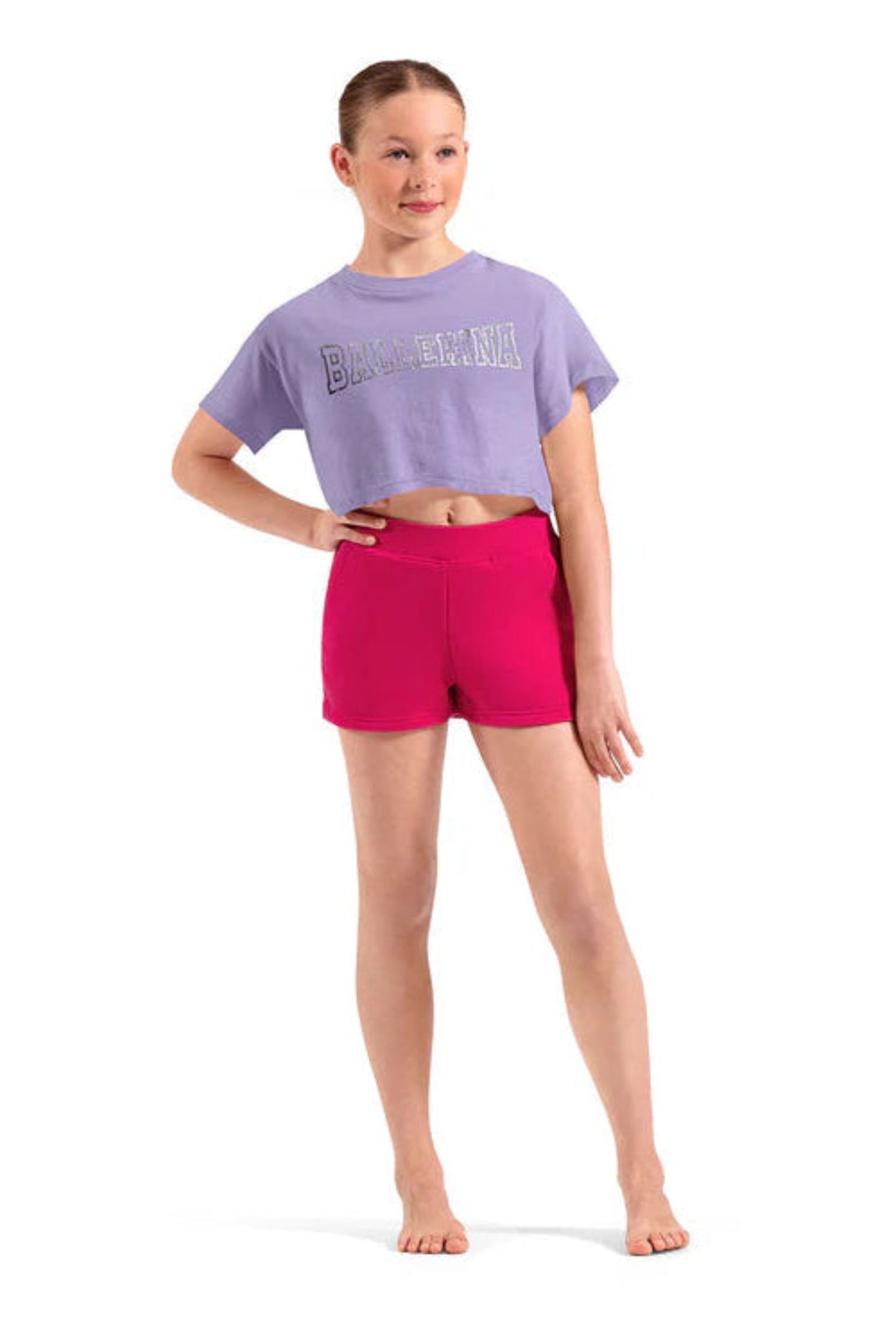 Ballerina T-shirt Lilac front view