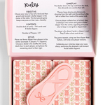 Pippi Post Ballet Slippers Card Game, boxed contents view showing two card decks, slipper pieces and rules