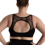 Beatrice Bra Top Black back view