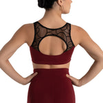 Beatrice Bra Top Cabernet back view