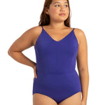 Amore Camisole Leotard Spectrum Blue front view