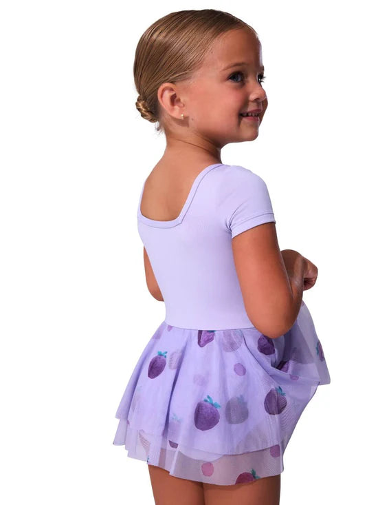 Berry Cute Dress Lavender front view