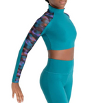 Bike Short Teal front view