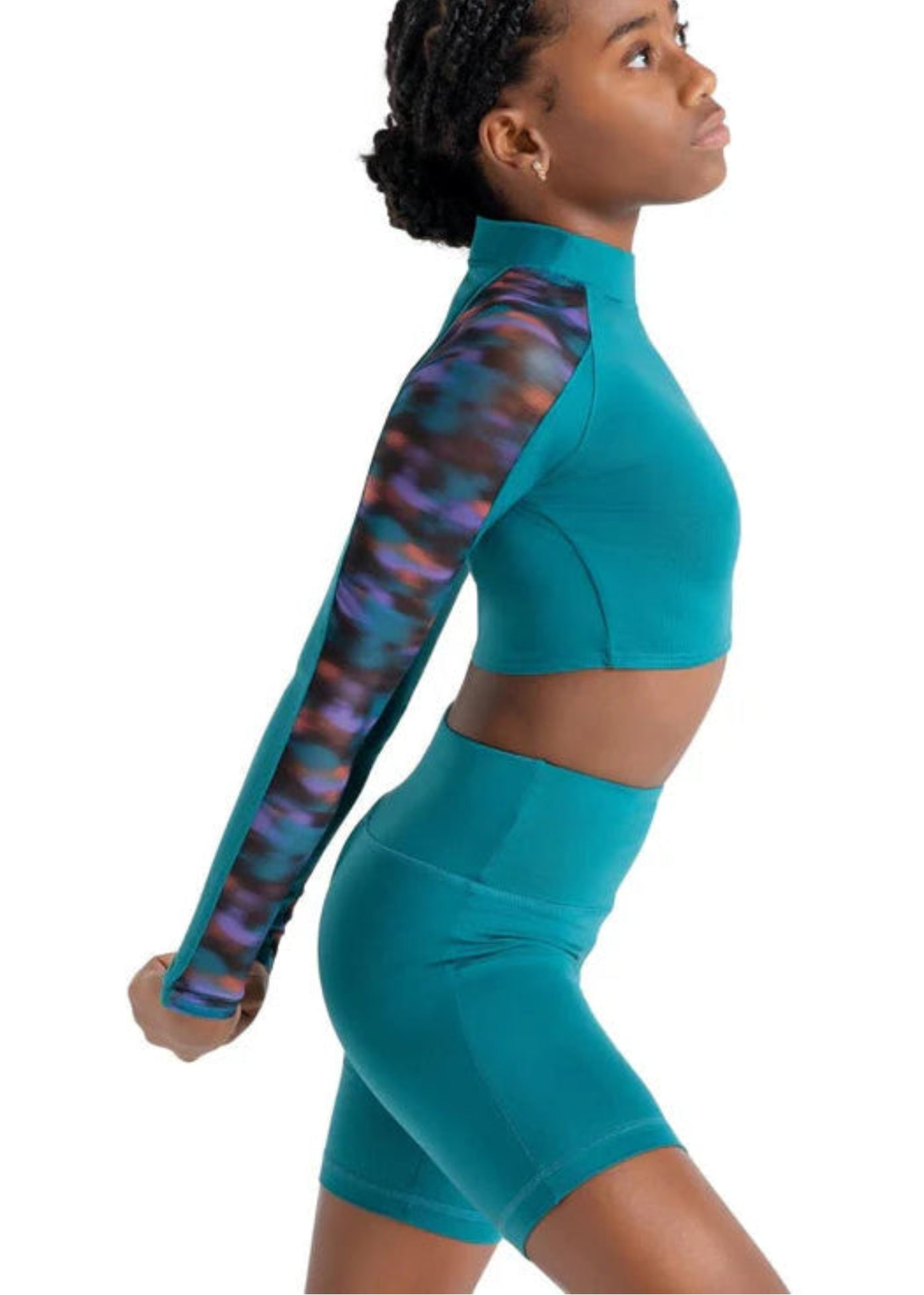 Bike Short Teal side view