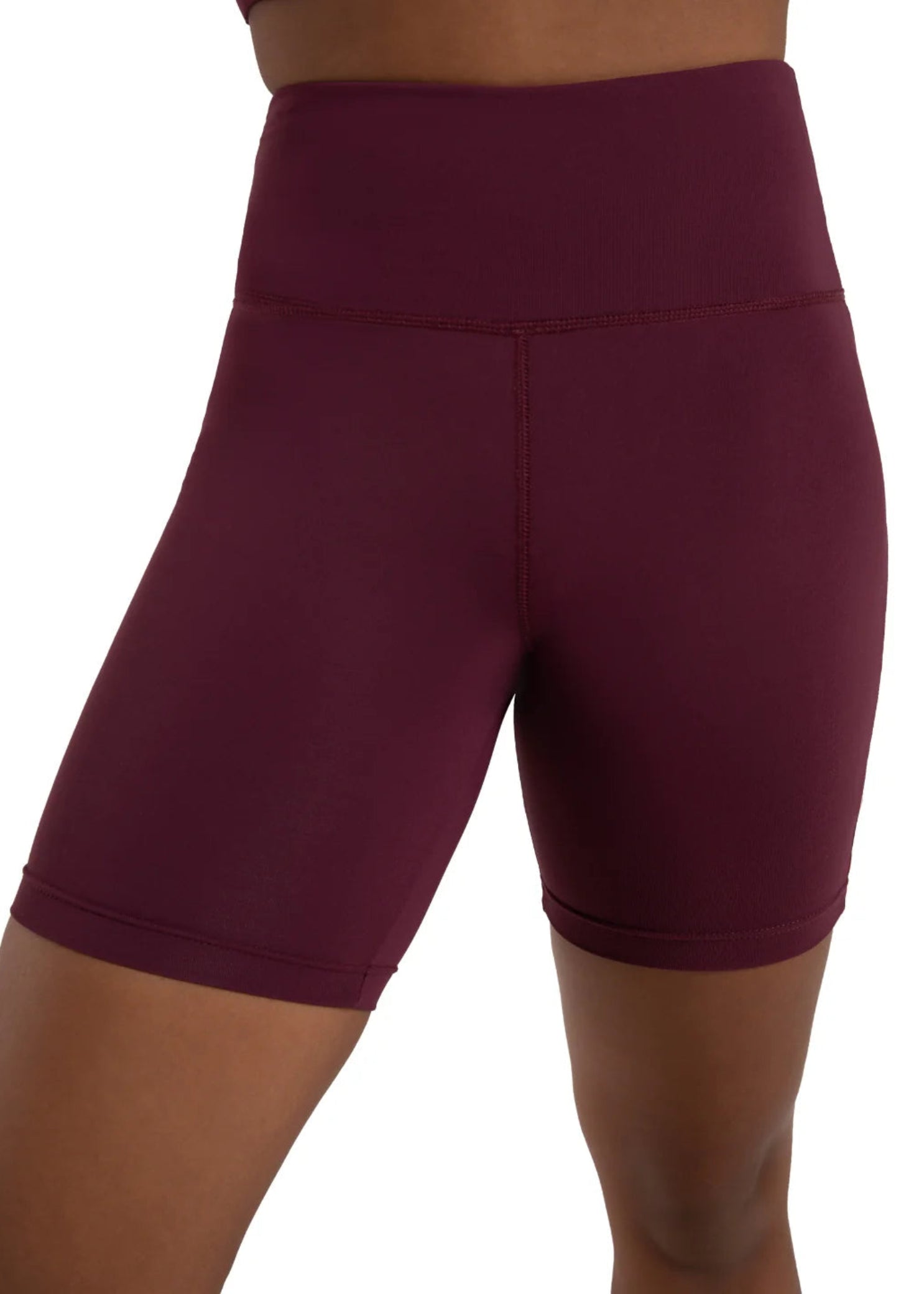 Bike Short Burgundy front view