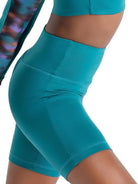 Bike Short Teal front view