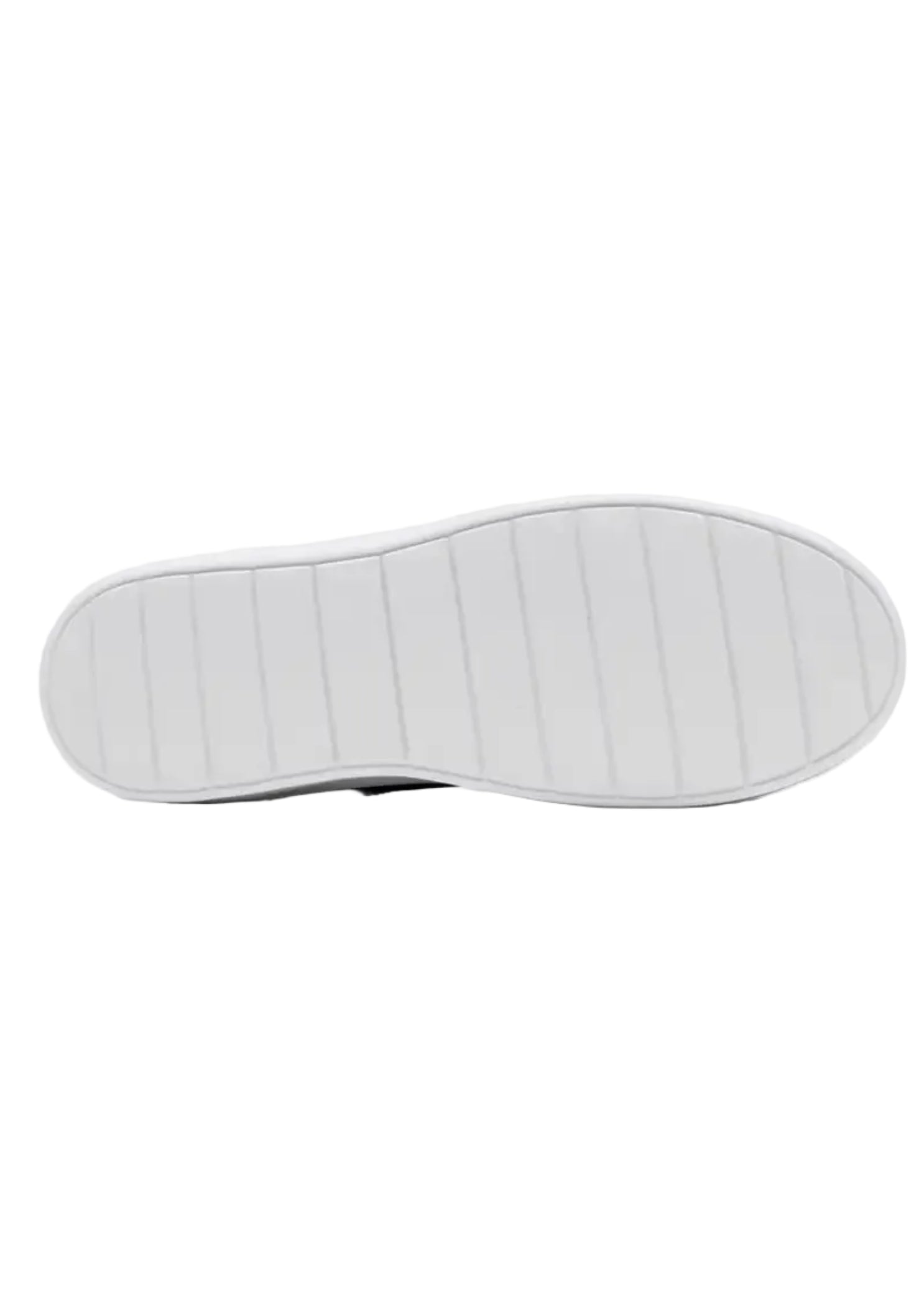 Weissman Blaze Icon Dance Sneaker in White, outsole view showing cushioned sole construction