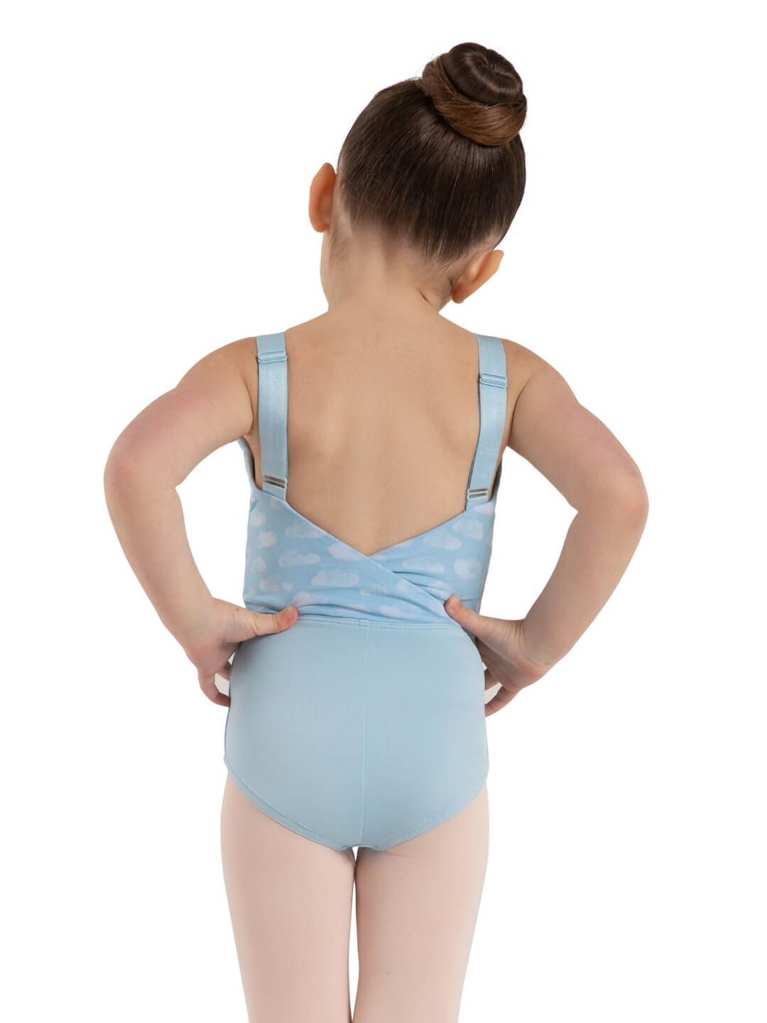 Bliss Leotard Light Blue back view