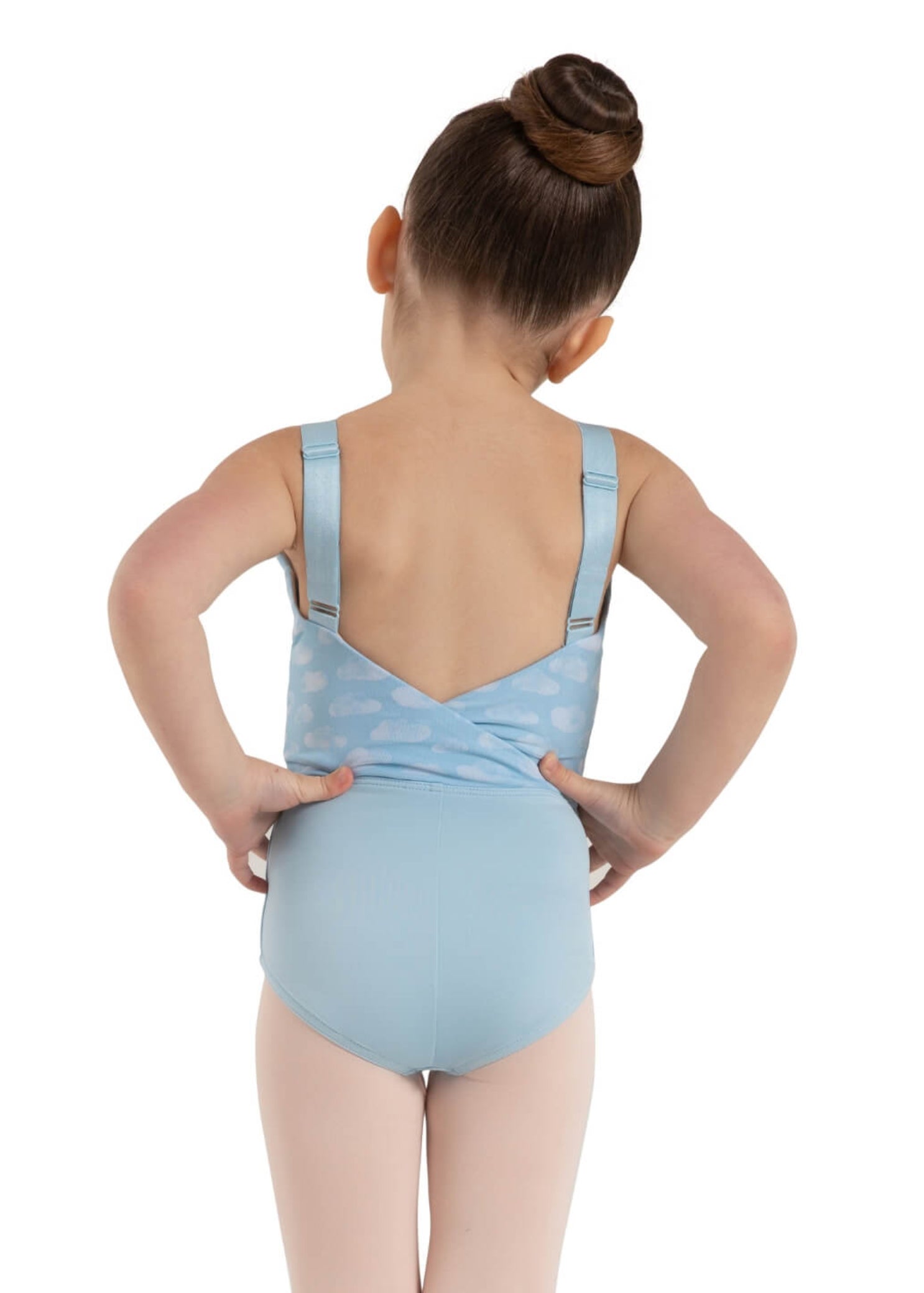Bliss Leotard Light Blue back view
