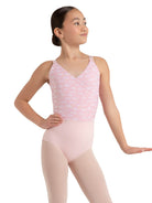 Bliss Leotard Pink front view
