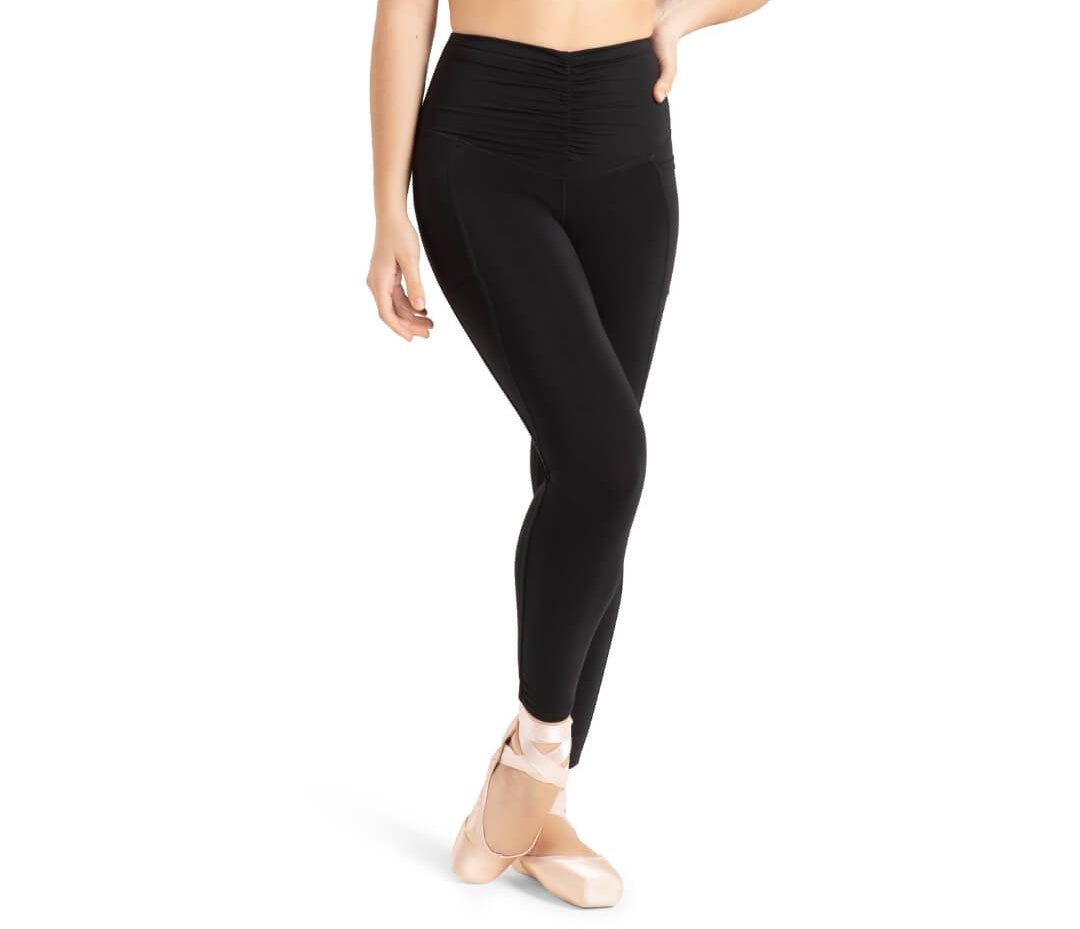 Blossom Legging Black front view