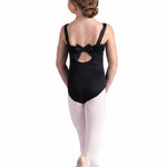Bow Style Leotard Black back view