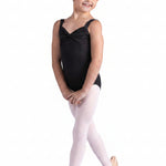 Bow Style Leotard Black front view
