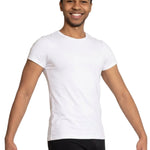 Pozewear Snug Fit Pullover, front view showing short sleeves and straight hem