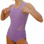 Breakfast at Tiffany's Leotard Lavender front view
