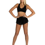 Breezy Flow Short Black front view