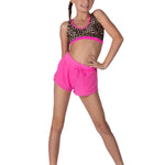 Breezy Flow Short Hot Pink front view
