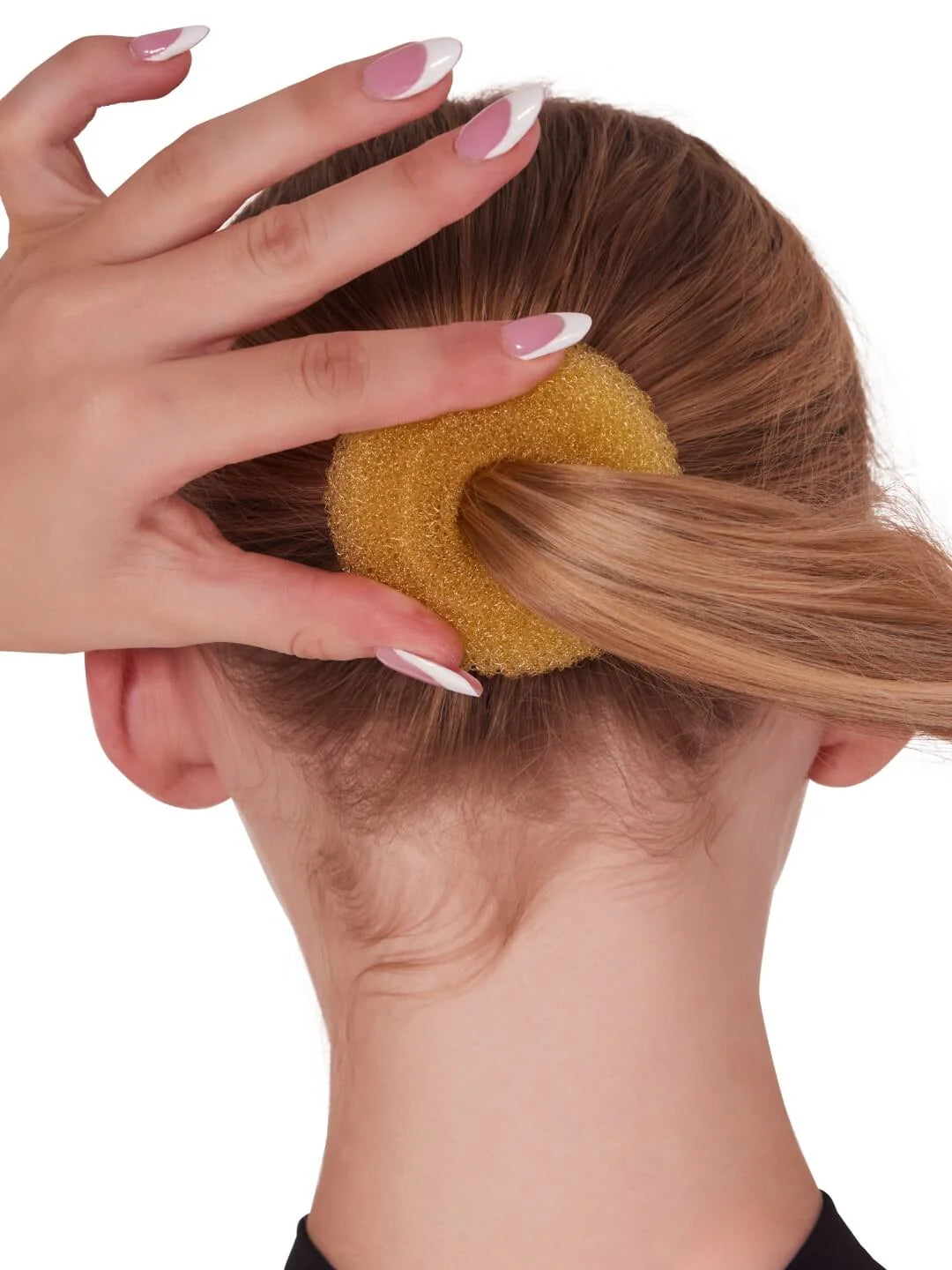 Jr. Bun Builder blonde lifestyle view