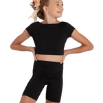 Buttercup Bike Short Black front view