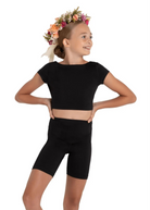 Buttercup Bike Short Black front view