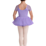 Lucy Cap Sleeve Tutu Dress Lilac back view