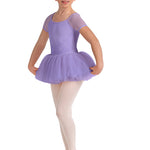 Lucy Cap Sleeve Tutu Dress Lilac front view