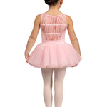 Evie Tank Tutu Dress Candy Pink back view
